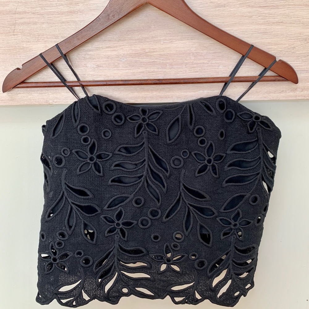 Women’s Strapless Top in Black | Size Medium